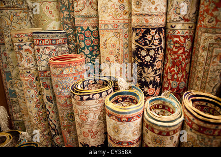 design export shop rug carpet shop thread craftman Stock Photo