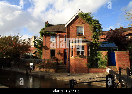 Lockkeepers House in Castlefield Manchester UK Stock Photo