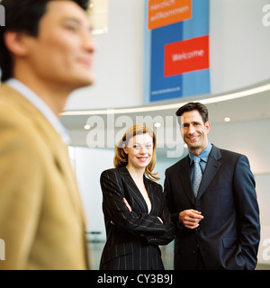 manager business man woman group License free except ads and outdoor billboards