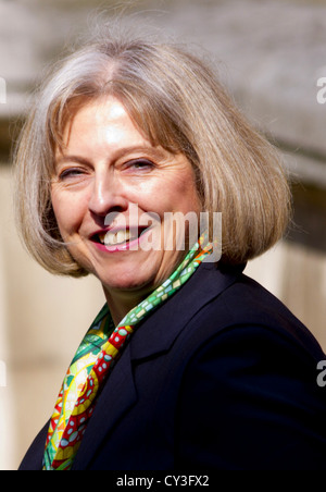 London, UK. 29th 2012. (Pictured) Home Secretary Theresa May arrives at the Leveson Inquiry at the Royal Court of justice London