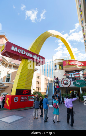 McDonald's store front at Las Vegas, Nevada Stock Photo