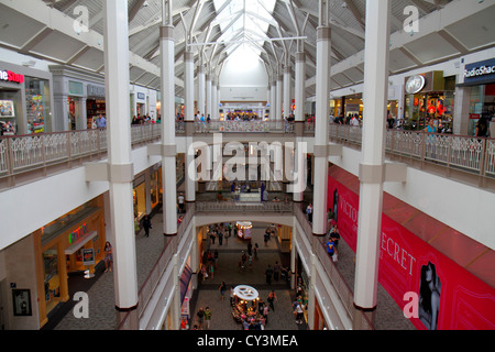 Rhode Island Providence,Providence Place mall,interior inside,multi level,overview,RI120818038 Stock Photo