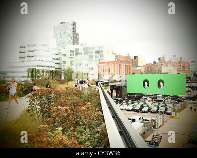 The High Line New York City Stock Photo