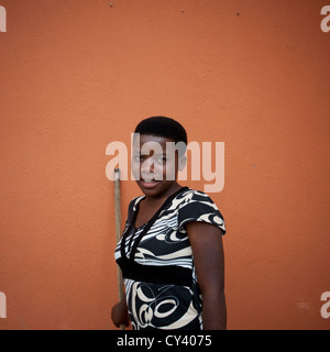 Girl From Karongi Village - Rwanda Stock Photo