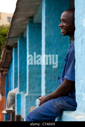 Man In Karongi Village - Rwanda Stock Photo