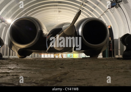 Thrust SSC Supersonic Car, Worlds fastest car & Land speed record holder Stock Photo