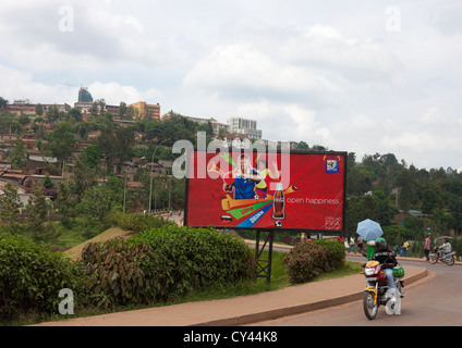 Advertising In Kigali Streets - Rwanda Stock Photo