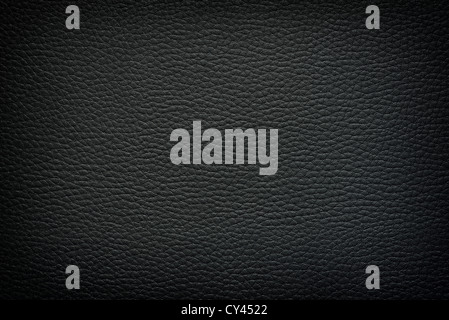 Black leather background, texture Stock Photo