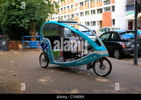 Pedicab taxi in Lille France Stock Photo