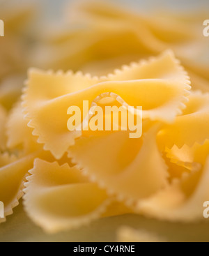 Studio Shot of bow tie pasta Stock Photo