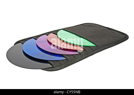 various colors of CD / DVD Stock Photo