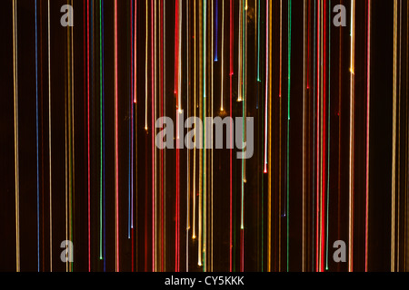 Abstract Christmas lights background Stock Photo