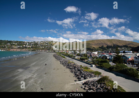 Sumner Beach near Christchurch, Canterbury, South Island, New Zealand Stock Photo