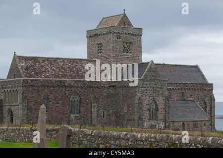 The Abbey Church, Iona, Inner Hebrides, Scotland. Stock Photo