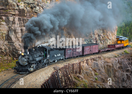 Durango-Silverton Narrow Gauge Railroad Stock Photo