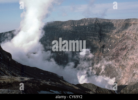 JAPAN KYUSHU Mount Aso Volcano Stock Photo