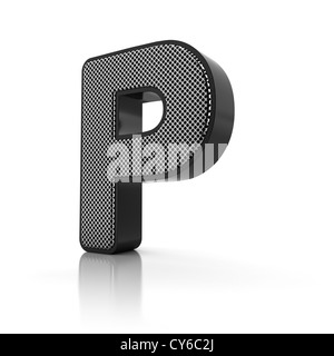 The letter P Stock Photo