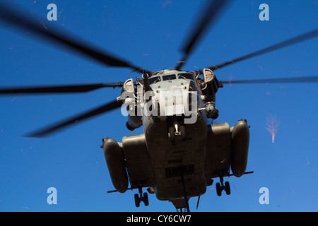 A CH-53E 'Super Stallion'  helicopter Stock Photo