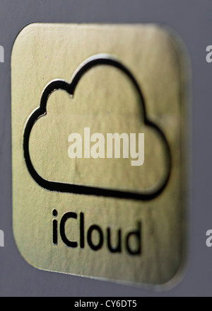 Apple icloud logo Stock Photo