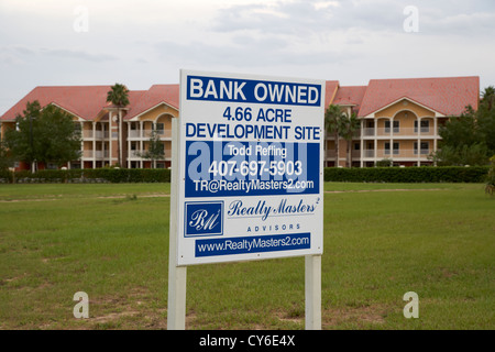 bank owned development site kissimmee florida usa Stock Photo