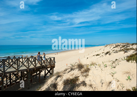 Praia da Quinta do Lago Beach, Algarve, Portugal Stock Photo