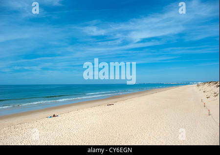 Praia da Quinta do Lago Beach, Algarve, Portugal Stock Photo