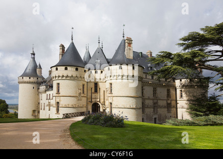 View of the Chateau de Chaumont Chaumont sur Loire, Loir et Cher, Loire region of France Stock Photo