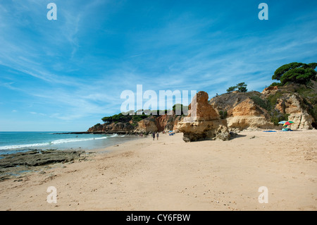 Praia dos Olhos D'Agua Beach, Algarve, Portugal Stock Photo