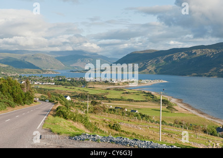 Ullapool and Loch Broom in Wester Ross, Scotland Stock Photo