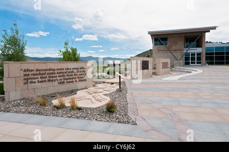 Nevada, Elko vicinity, California Trail Interpretive Center Stock Photo