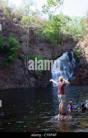 Florence Falls in Litchfield National Park, Northern Territory, Australia. Stock Photo