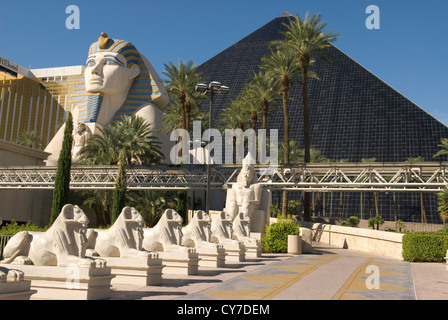 Luxor Hotel and Casino  Las Vegas Nevada USA Stock Photo