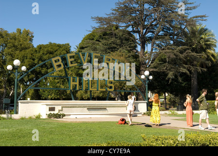 Beverly Hills Sign California USA Stock Photo