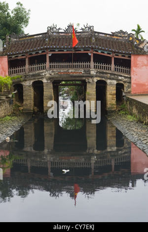 Chùa Cầu, Japanese bridge in Hoi An Stock Photo