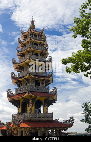 Chua Linh Phuoc Pagoda, Da Lat, Vietnam Stock Photo