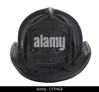 Blackened & Burned Fireman Helmet Stock Photo - Alamy