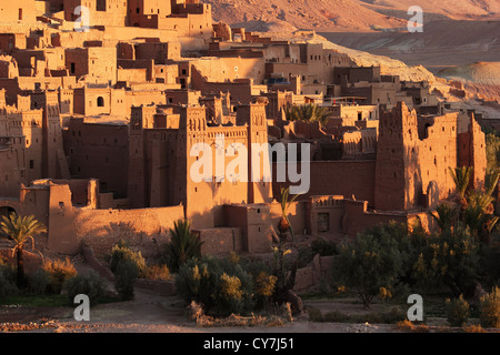 Ait Benhaddou at sunrise in Morocco Stock Photo