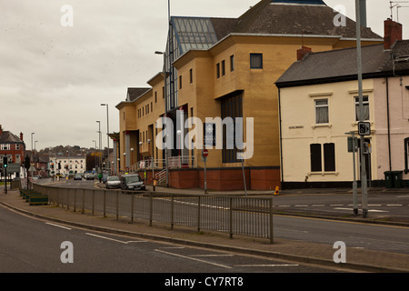 Newport Central Police Station, Cardiff Road Newport Wales UK Europe. Stock Photo
