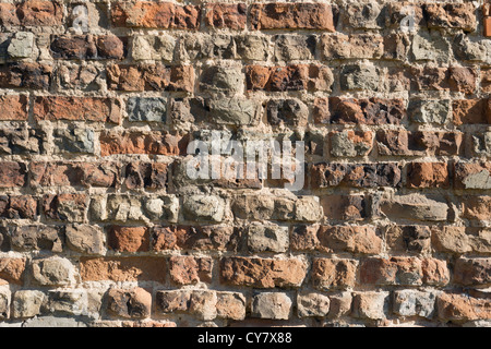 Weathered brick wall Stock Photo