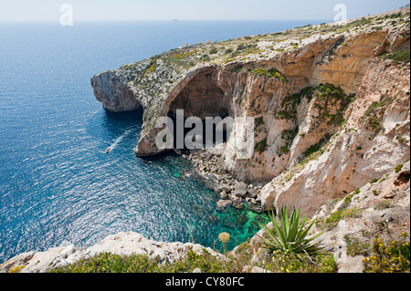 Blue Grotto, Malta Stock Photo