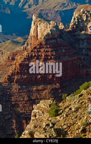 Grand Canyon as seen from Lipan Point, South Rim, Grand Canyon National Park, Arizona Stock Photo