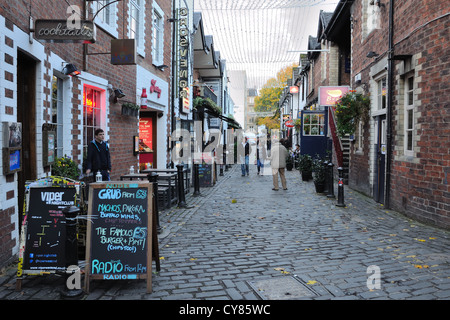 Ashton lane in Glasgow's west end Stock Photo