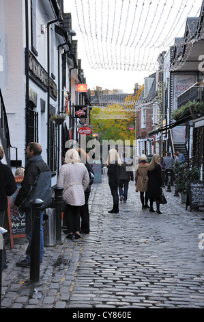 Ashton lane in Glasgow's west end, Scotland, UK Stock Photo