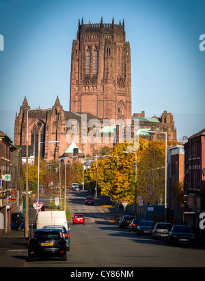 Liverpool Anglican cathedral of St. James. Stock Photo