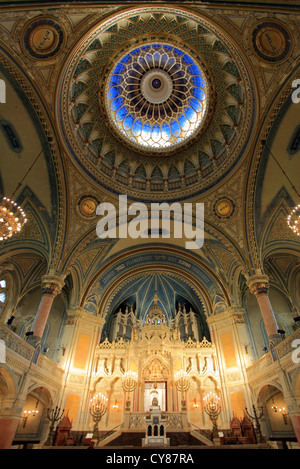 Hungary, Szeged, New Synagogue, interior, Stock Photo