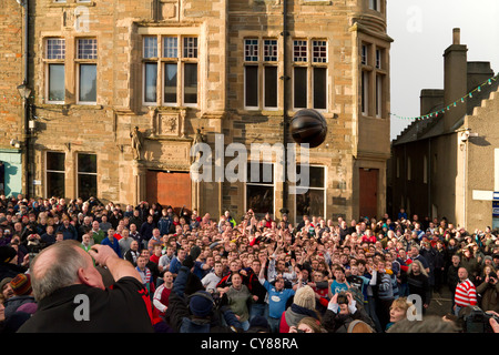 Throwing in the Ba, Kirkwall New Year Ba game