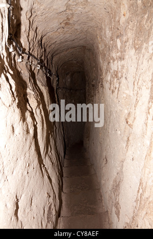 Derinkuyu Underground City, Cappadocia,Turkey. Stock Photo