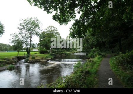 River Aeron, Aberaeron,  Ceredigion, Wales, UK Stock Photo