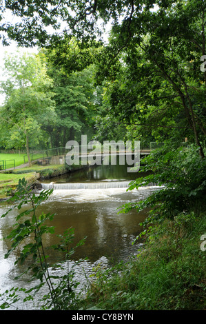 River Aeron, Aberaeron, in  Ceredigion,  West Wales, UK Stock Photo