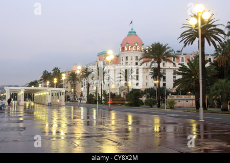 The Negresco in the Promenade des Anglais in Nice Stock Photo